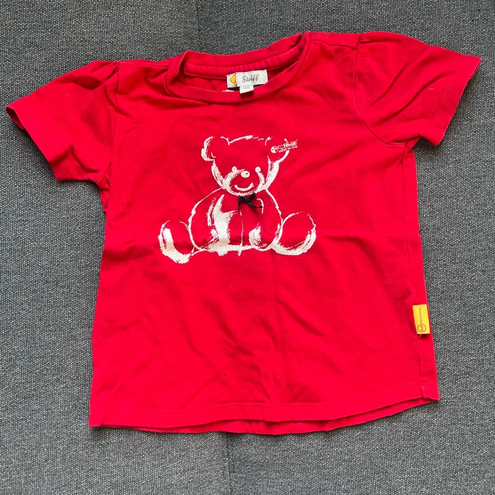 Steiff German Brand Red T-shirt - 12-18mo